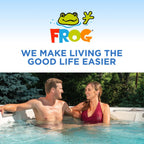 FROG @Ease Floating System for Swim Spas - Quick & Easy Self-Regulating Swim Spa Sanitizer - Swim Spa Maintenance System with Sanitizing Minerals & SmartChlor Technology