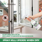 Waspika Peppermint Oil Insect and Spider Repellent Spray, Repels and Kills Ants and Bugs, Extra Strength Natural Plant Based Pest Control for Home, Kitchen and Garden, Safe for Family and Pets, 16 oz