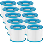 Slamate Hot Tub Filter Replacement Cartridges Compatible with All RELXTIME Hot Tub, ALEKO Hot Tub, Wejoy Hot Tub Aquaspa, Spa Filters for Hot Tub Screw On, Pack of 10