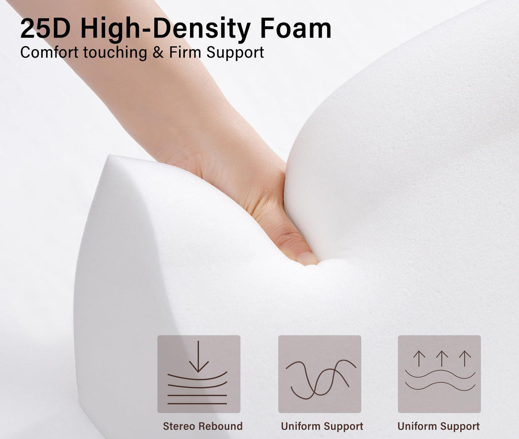 Vekkia King Pillow Wedge for Headboard Gap,Bed Gap Filler/Mattress Wedge Crack Filler,Close 0-3.5" Gap, Between Headboard and Mattress,Gray