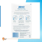 ZEVO Refills Cartridges | Device Sold Separately, White, ZEVO Flying Insect Trap Refill Fly Trap Refill Cartridges + Includes Exclusive Venancio’sFridge Sticker & Sticky Fruit Trap (Zevo 12 Refills)