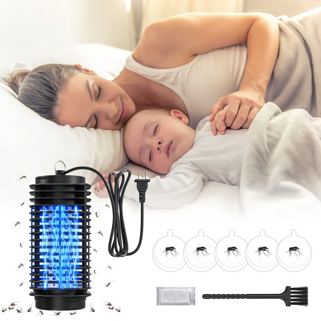 Bug Zapper Outdoor Indoor, Mosquito Zapper Fly Zapper, Mosquito Killer Insect Fly Trap with High Powered UV Light, Mosquito Trap for Home, Patio, Backyard
