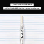 50280 SumoGrip 0.9-mm Pencil with Eraser, Clear