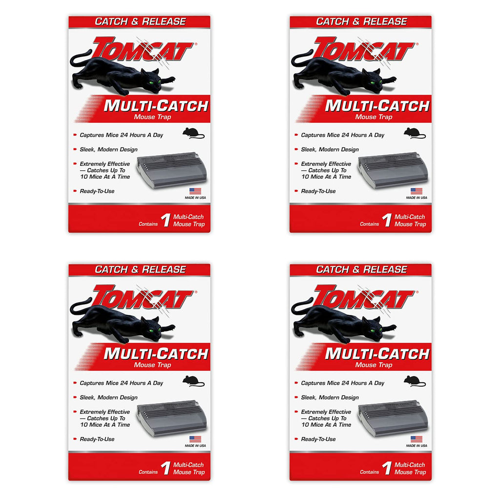 Tomcat Live Catch Mouse Trap (1 Case of 4 Traps)