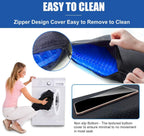 Gel Seat Cushion for Long Sitting Pressure Relief (Super Large & Thick) - Non-Slip Gel Chair Cushion for Back,Sciatica,Tailbone Pain Relief - Seat Cushion for Office Desk Chair,Car Seat,Wheelchair