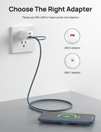 JSAUX Magnetic Wireless Charger Compatible with MagSafe Charger/iPhone 16/16 Pro/16 Plus/16 Pro Max/iPhone 15 Pro Max Plus/iPhone 14 13 12 Series, Wireless Mag Safe Charging Pad, Mag Charger (Blue)