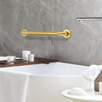 Grab Bars for Shower, 2 Pack 16-Inch Anti Slip Shower Handles for Elderly, Safety Shower Grab Bar, Stainless Steel Handicap Grab Bars for Bathroom,Toilet (Gold, 1" Diameter)