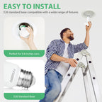 DEGNJU 12 Pack BR30 LED Recessed Light Bulb, Dimmable Indoor Flood Light Bulbs CRI80 7W Equivalent 65W 2700K Soft White 650 Lumens, 15000 Lifetime Hours E26 Base LED Can Light Bulb, Flicker-Free