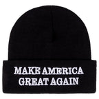 MAGA Beanie Hat,Donald Trump 2025 Hat Make America Great Again Hat Adult Embroidered MAGA Adjustable Baseball Cap