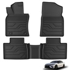 KARPAL Floor Mats Fit for Toyota Camry 2025 2026 (Including Hybrid), Custom Fit All Weather TPE Camry Accessories 1st & 2nd Row Floor Liners