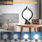 Voraiya® Light Therapy Lamp 10000 Lux, UV-Free Therapy Light with 5 Brightness & 3 Color Temperature, 4 Timer & Memory Function, Full Spectrum, Bright Seasonal Sun Light Lamp for Bedroom, Office