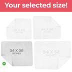 Utopia Bedding Waterproof Incontinence Bed Pads 34 x 36 Inches (Pack of 4, White), Washable and Reusable Underpads for Adults, Elderly and Pets, Absorbent Protective Pads