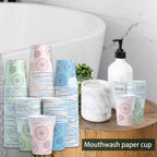 [300 Pack] 5 oz Mini Paper Cups, Small Mouthwash Cups 5 OZ, Disposable Bathroom Cups, Paper Coffee Cups 5 Ounce for Bathroom, Supermarket, Birthday Party, Travel, Events, Picnic, BBQ
