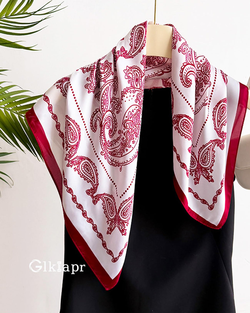 Satin Bandana Headscarf for Women Silky Hair Scarves for Fashion Lightweight-27