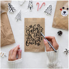 Small Stencils for Painting on Wood Reusable, 3 Inch Reusable Stencil for Craft Ornament Paint Template Stencils for Wall Card Rock Wood Signs Coasters Canvas Home Decor (Christmas)
