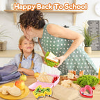 32PCS Sandwich Cutter and Sealer Set Sandwich Cutter for Kids, Vegetable Fruit Cutter Shapes with Food Picks for Kids School Lunch Bento Box Accessories Cookie Cutters