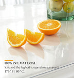 1.5mm Clear Desk Cover Protector, 14×24 Inch Clear Desk Cover, Rectangular Vinyl Desk Pad, PVC Plastic Table Cover for Office, Dresser, Night Stand, Computer & Writing Desk Tabletop