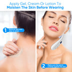 Aeiniwer Neck Massager for Pain Relief Deep Tissue,Electric Portable Lymphatic Drainage Massager with Heat,Portable Neck Massager Gift for Women Men