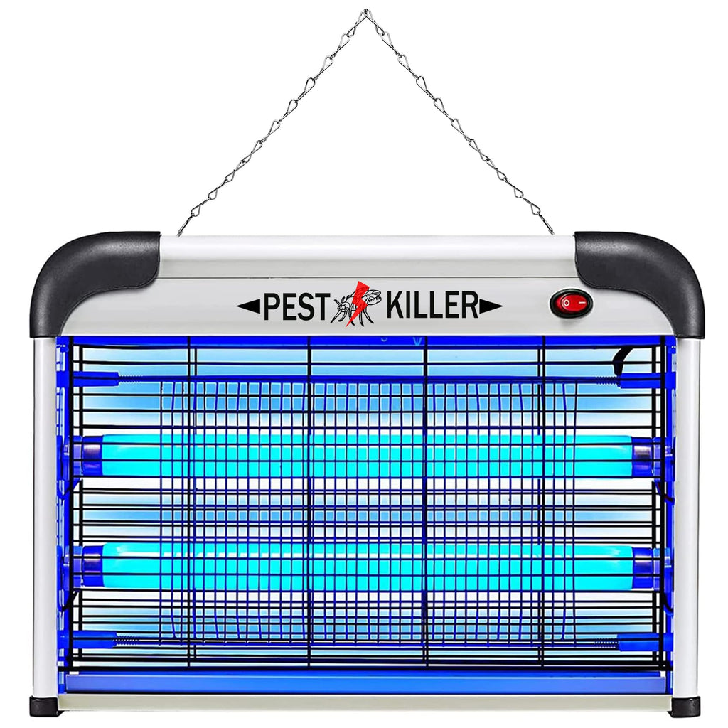 Pest Killer Bug Zapper, Powerful 20W 2800V Electric Mosquito Insect Zapper Indoor Plug-in, Fly Trap Mosquito Killer Repellent UV Light Lamp, Home Pest Control Gnat Moth Catcher Eliminator Eradicator