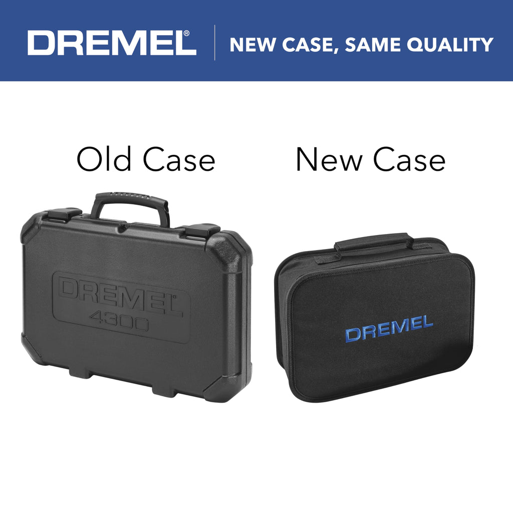 Dremel 4300-5/40 Rotary Tool Kit with LED Light - 5 Attachments & 40 Accessories - Ideal for Grinding, Cutting, Wood Carving, Sanding, and Engraving