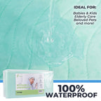 GREEN LIFESTYLE® Washable Underpads - Heavy Absorbency Reusable Bedwetting Incontinence Pads for Kids, Adults, Elderly, and Pets - Toddler Mattress Pads for Bed, Sofa, Couch, Floor (Pack of 4 - 30x34)