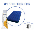 PVC Stitch Liquid Patch – Air Mattress Patch Kit Heavy Duty, Inflatable Patch Glue for PVC & PU, Inflatable Boats, Rafts, Kayaks, SUP, Hot Tubs, Waterbeds, Bounce Houses. Waterproof, 3-hr Cure, 20 ml