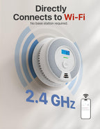 X-Sense Smart Smoke Detector Carbon Monoxide Detector Combo with Replaceable Battery, Wi-Fi Smoke and Carbon Monoxide Detector with Real-Time App Notifications, SC07-WX, 6-Pack