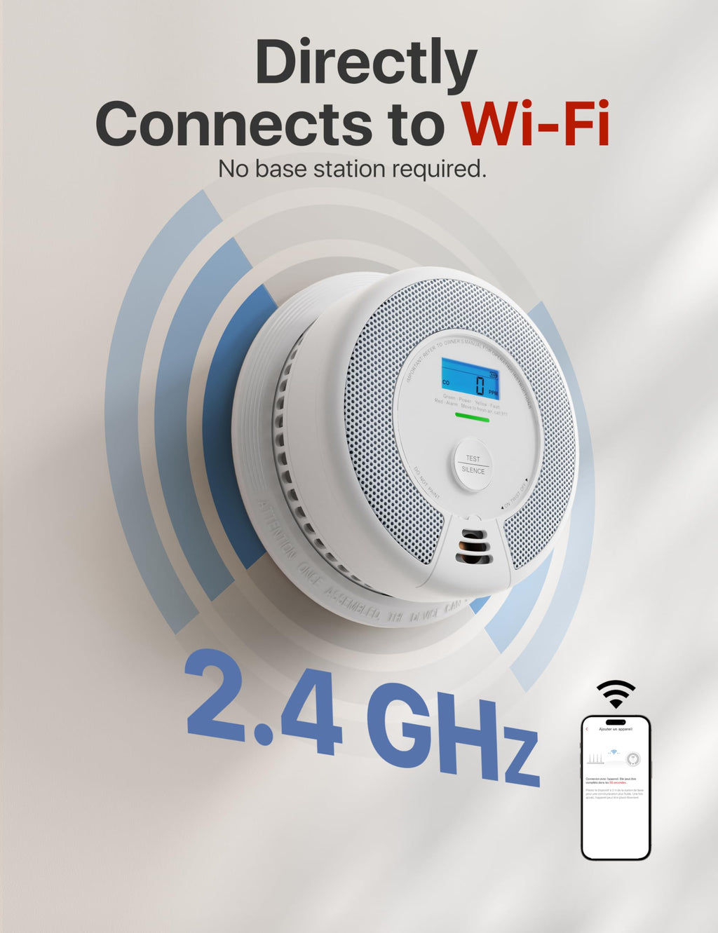 X-Sense Smart Smoke Detector Carbon Monoxide Detector Combo with Replaceable Battery, Wi-Fi Smoke and Carbon Monoxide Detector with Real-Time App Notifications, SC07-WX, 3-Pack