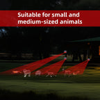 2024 Upgraded Solar Animal Repellent Outdoor Racoon Repellent Outdoor Skunk Repellent for Yard Deer Repellent Devices Predator Lights for Chicken Coop Yard Farm Garden Scare Away Racoon Coyote(4 Pack)