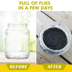 10 Pack Fly Trap Bait Refills, Reusable Fly Bait, 10 * 30g Natural Fly Bait Refill Packets Killer for Reusable Fly Traps Outdoor, Fly Attractant for Ranch Fly Traps Outdoor
