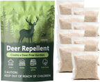 Deer Repellent for Plants, Granules for Garden & Outdoor, Long-Lasting Plant Guard, Creates Protective Zone for Flowers, Vegetables, Shrubs(8 Packs)