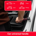 EVEME Car Door Handle for Elderly with Car Handle Assist,Support Handle Multifunction Handle Automotive Door Latch Handle Cane for Seniors and Handicapped (Red)
