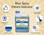 Liquid Harvest Lazer Blue - 32 Ounces - Concentrated Spray Pattern Indicator - Perfect Weed/ Fertilizer Marking Dye, Turf Mark and Blue Herbicide Marker