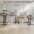 Clear PVC Office Chair Mat - Stronger & Durable Desk Chair Mat for Hardwood Floor, Non-Slip Floor Protector for Office Chair Casters, Hardfloor Mat for Desk (Clear for Hardwood, 36X47IN Rectangle)