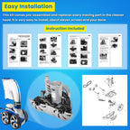 Replacement for Zodiac Polaris R0543200 3900 Sport Robotic Swimming Pool Cleaner Rebuild Kit Tune-Up Kit Accessory Also for P39 Sport Pressure Inground Pool Cleaner Upgraded Silver