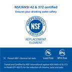 Maxblue HAF-CIN/EXP Replacement for Samsung DA29-00020B, HAF-CIN, RF28HMEDBSR/AA, RF28K9380SR, RF263BEAESR/AA, RF28JBEDBSG, RF4287HARS, RF28HFEDTSR, DA97-08006A, Refrigerator Water Filter, 3 PACK