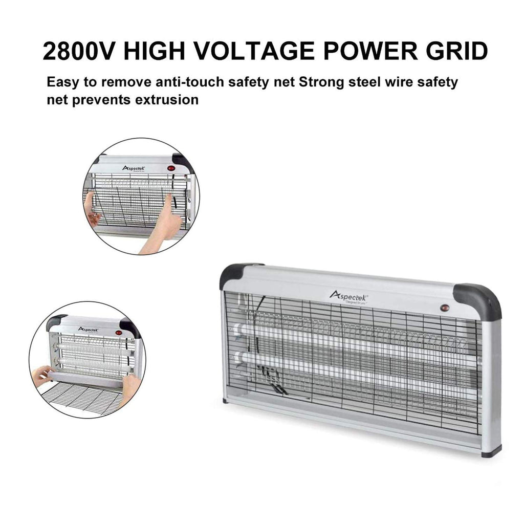 ASPECTEK Electronic Bug Zapper 40W, Insect Fly Killer - Powerful Mosquito Zapper, Moth Trap - Indoor Use…