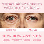 2PCS PDRN Pink Collagen Volume Multi Balm Stick - Hydrating Balm Eye Cream Make Up Base & Moisture Stick, Collagen Wrinkle Stick Face & Body Balm for Neck, Forehead, Smile Lines, Lips