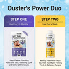 Bio Ouster Hot Tub Chemicals Kit Complete Hot Tub Cleaner Kit with 3in1 Weekly Care, Power Purge Jet Cleaner, Towel, Measuring Cup for Standard and Inflatable Spas Made in USA