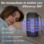 VANELC Bug Zapper Outdoor, Waterproof Electric Mosquito Killer, 4200V Mosquito Zapper Indoor Insect Fly Trap for Home Backyard Garden - 9.8 FT Length Cable