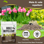 CLVDOFSS Mole Repellent for Lawns, Groundhog Repellent Outdoor, Armadillo Repellent, Mole Deterrent for Yard, Vole Repellent Outdoor, Gopher Repellent, Safe for Family & Pets, 8 Packs
