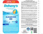 Doheny's Algaecide 60 | Pro-Grade, Metal-Free & Non-Foaming | Prevents All Algae Types | No Stains, No Clouding | Safe for Salt, Chlorine & Bromine Pools | Treats 160,000 Gallons | 40oz