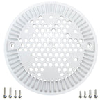 WG1048E White Pool Main Drain Cover Replacement Compatible with WG1048E for Suction and Dual Outlet Cover Replacement for Pools