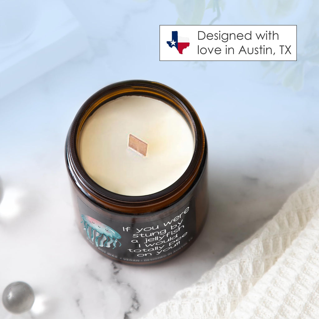 Funny Friendship Candle, If You were Stung by a Jellyfish, Funny Gifts for Friends Adult Humor, Best Friends Gifts for Friends Women Unique, Birthday, Christmas, Gift-Ready