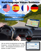 OHREX N700 GPS Navigation for Car Truck RV, GPS Navigator with 7 inch, 2024 Maps (Free Lifetime Updates), Truck GPS Commercial Drivers, Semi Trucker GPS Navigation System, Custom Truck Routing