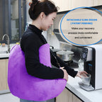 zimucxn Shoulder Surgery Pillow, Ergonomic Rotator Cuff Pillow, Comfortable Post Shoulder Surgery Pillow, Adjustable Structure Provide Support, Shoulder Pain Relief, Firm and Removable(Purple)