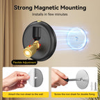 Ler0ktr Rechargeable Battery LED Spotlight Indoor: Wireless Mini Art Accent Spot Lights with Timer Remote - Small Dimmable Uplight for Plants Display Painting Dartboard Artwork Portrait Closet