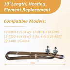 ArrogantF 4.0KW 240V Univeral Heater Element Replacement for Balboa Spa Heater Element 4.0 KW 58104 or Flo-Thru Hot Tub Spas Electric Heaters (10 inch)