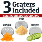 Priority Chef Stainless Steel Mixing Bowls with Lids Set, 3 Grater Attachments, Airtight Lids, Non-Slip Silicone Base Mixing Bowl Set, Large Prep Metal Mixing Bowls for Kitchen, Grey