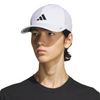 Men's Superlite Hat – Lightweight Moisture-Wicking Cap for Workout and Training, White/Black/3, OSFA